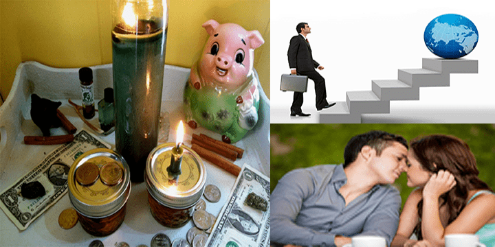 Business spells, Money Spells, Love Spells.